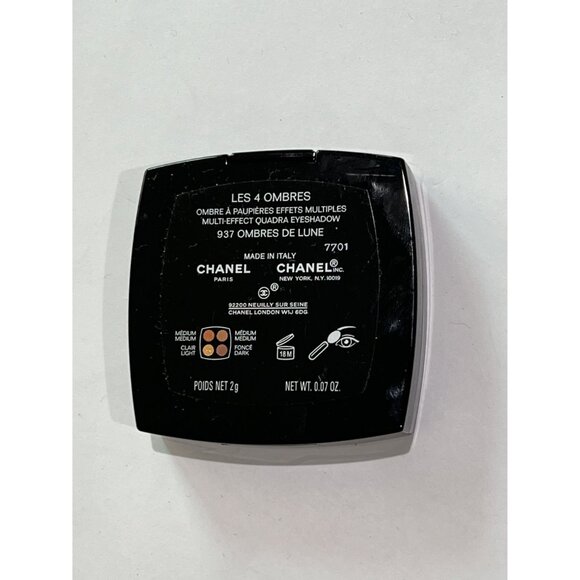 Chanel Les 4 Ombres Multi-Effect Quadra Eyeshadow in 937 Ombres de Lune Holiday - Picture 5 of 5